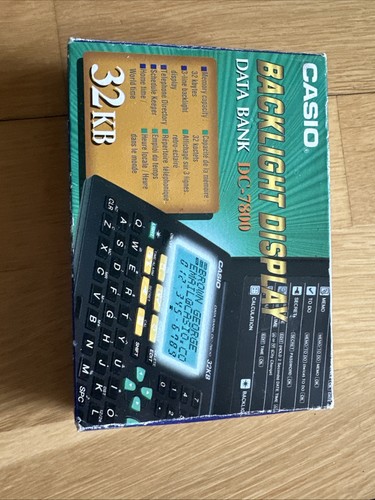 Taschenrechner casio data - data, bank
