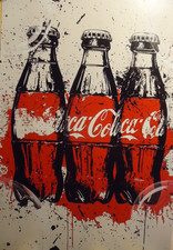 COCA COLA   Retro Blechschild