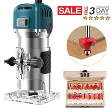 Oberfräse Kantenfräse elektrische Handfräse Fräsmaschine 30000U/Min 800W Holz DE