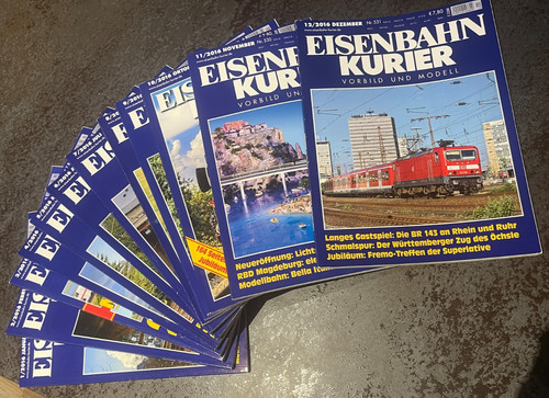 Eisenbahn kurier jahrgang 2016 - eisenbahn,