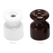 10x porzellanisolatoren - 10x,