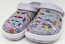 Kinder Clogs  Sandalen Hausschuhe Bunt bedruckt Sommer Garten  Gr. 28- 35 *NEU*