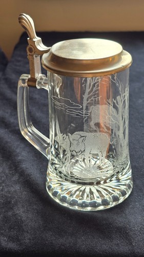 Bierkrug glas alwe mit - bierkrug,