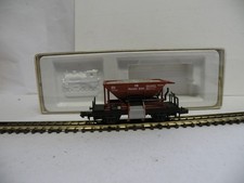 Arnold 0468 - filigraner Schotterwagen braun " Münster 2424 " der DB OVP