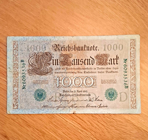 Reichsbanknote deutsches reich - reichsbanknote,