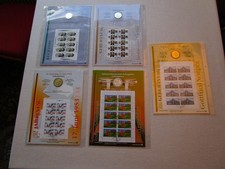 Aus meine Sammlung   5 Numisblätter mit 10 € Silbermünzen 2003