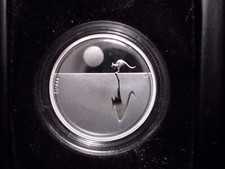 Australien 1 Dollar 2014 Känguru - Kangaroo at sunset - 6,03g Silber - Proof