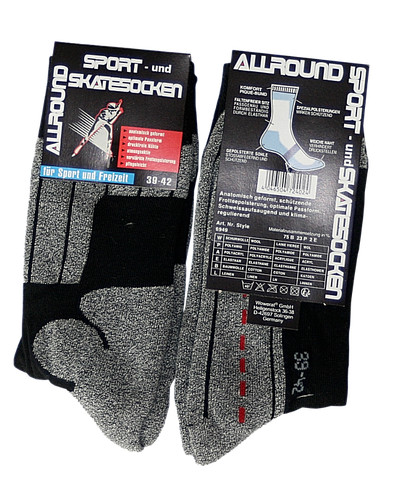 Sport und skatersocke - sport-,