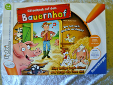 TIP- TOI- Spiele, Bauernhof, Tierwelt, Zahlen, u.a., "Ravensburger", sehr gut!