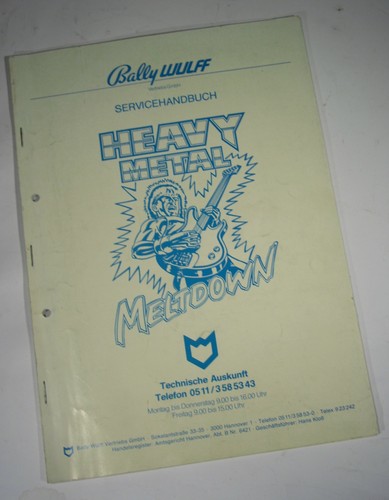 Bally heavy metal meltdown - bally,