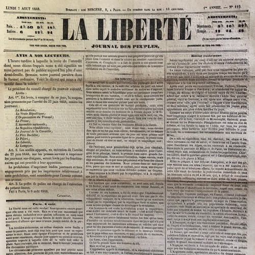 Zeitung liberte august - zeitung,