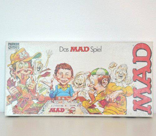 Mad brettspiel parker 1980er - brettspiel,