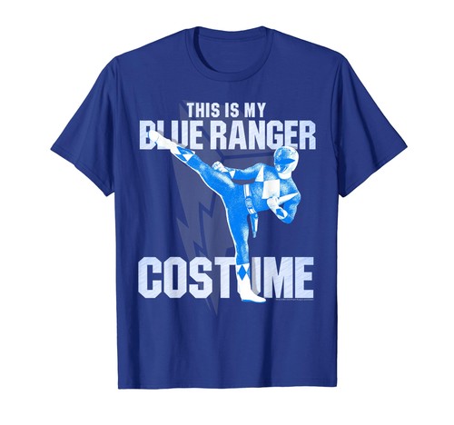 Power rangers shirt blue - power, t-shirt