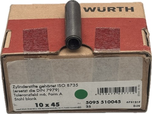 22x würth zylinderstift mit - würth,