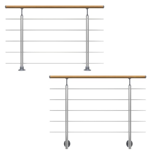 Dolle geländer set aluminium - geländer,