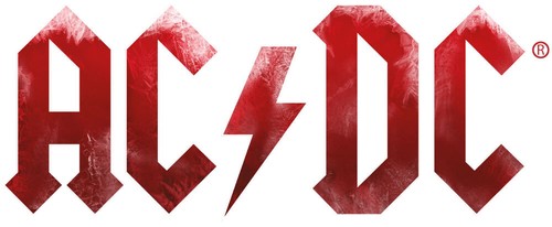 Logo aufkleber sticker - logo, ac/dc