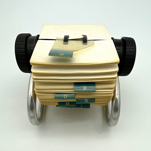 Rolodex vintage karteikasten - rolodex,