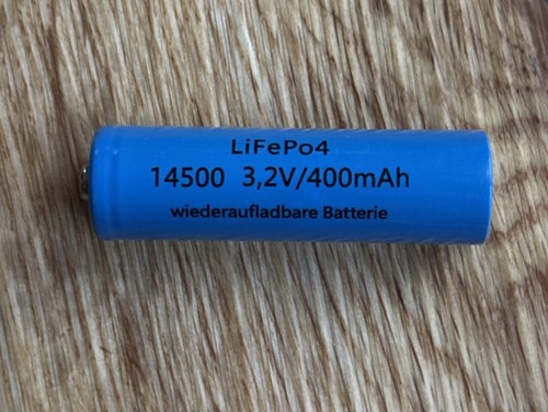 Ifr 14500 400mah 3 2v - aa,