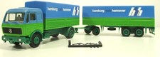 Herpa H0 811330 LKW MB Planenhängerzug Hamburg "Heik Hannover" - OVP -  (42 / 24