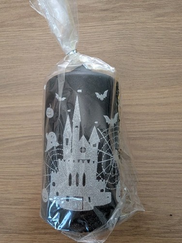 Kerze halloween schwarz - kerze,