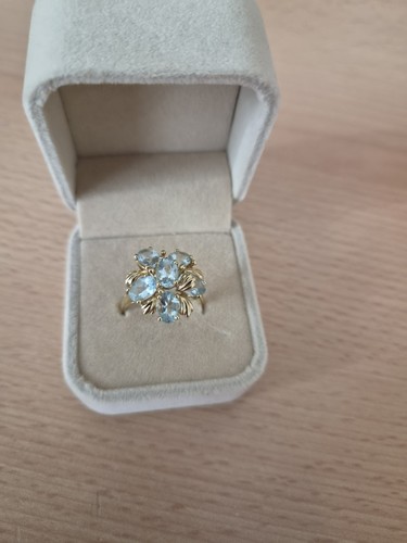 Gold ring 585 mit - ring,