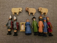 Miniatur Krippenfiguren Erzgebirge