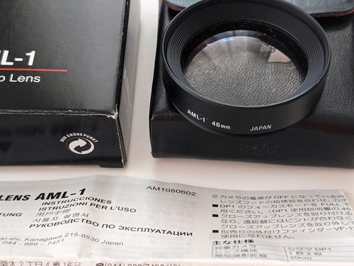 Sigma aml close lens - close-up,