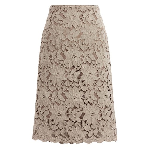 Damen midirock gerade - midirock,