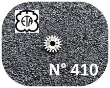 Aufzugsrad ETA 2450 2452 2460 2472 2474 - N° 410 winding pinion / Aufzugstrieb