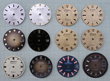 12 originale alte GUB Glashütte Zifferblätter DDR Spezimatic Kal. 75 / 06-26