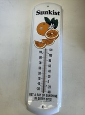 Thermometer Blechschild Metallschild US USA Sinkist