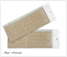 Russische Tastaturaufkleber