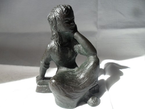 Alte zinkguss figur skulptur - figur,