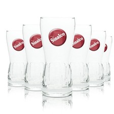6x Sinalco Glas 0,4l Becher
