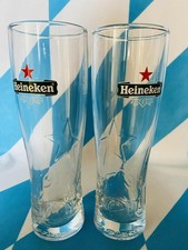 2x Heineken Bier Glas Gläser