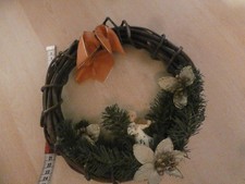 Kranz Deko mit Engel Weidenkranz Weihnachten Advent