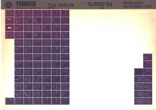 Yamaha 900 42n teile - yamaha, xj