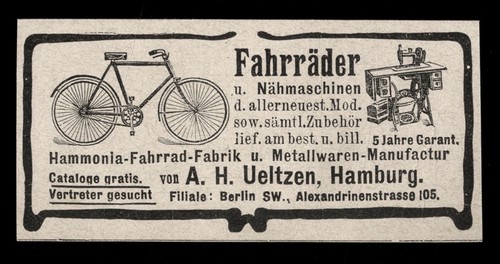 Alte werbung reklame 1902 - alte,