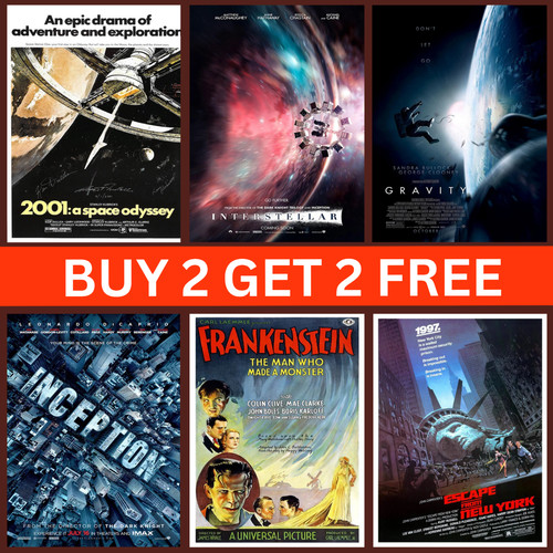 Sci film drucke - sci-fi,