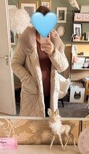 Wintermantel Champagner/Beige