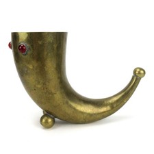 Art Deco Messing Becher / Vase