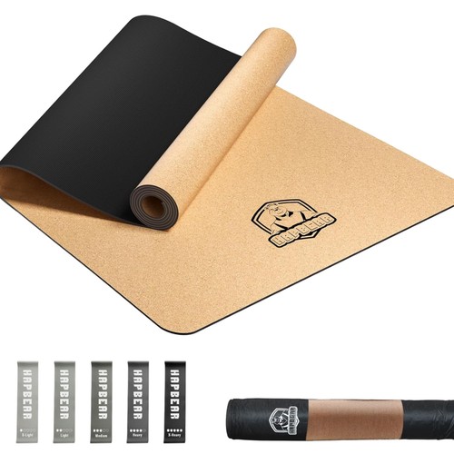 Yogamatte kork xxl extra - kork,