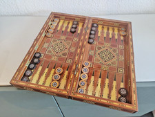 Backgammon-Brett, Holz mit
