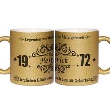 Glitzer Tasse Geburtstag / 9