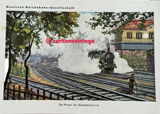 AK Dampflok Deutsche Reichsbahn Gesellschaft 1929 ungelaufen