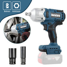 1500NM Akku Schlagschrauber Akkuschrauber 1/2" Schrauber Ratsche Für Bosch 18V