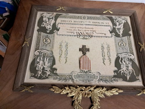 1914 1918 urkunde - 1914-1918.urkunde, u.abzeichen