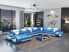 Ecksofa U-Form Couchtisch