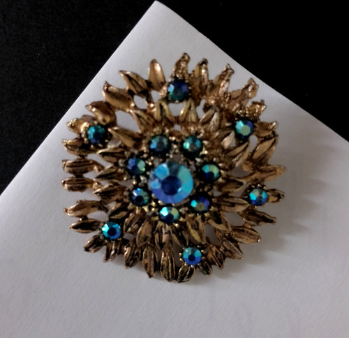 Brosche modeschmuck blume - brosche,
