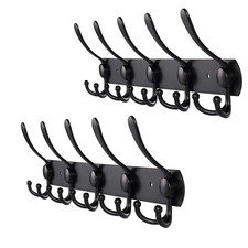 Exklusive Edelstahl Wandgarderobe Garderobe Hakenleiste Garderobenhaken Haken